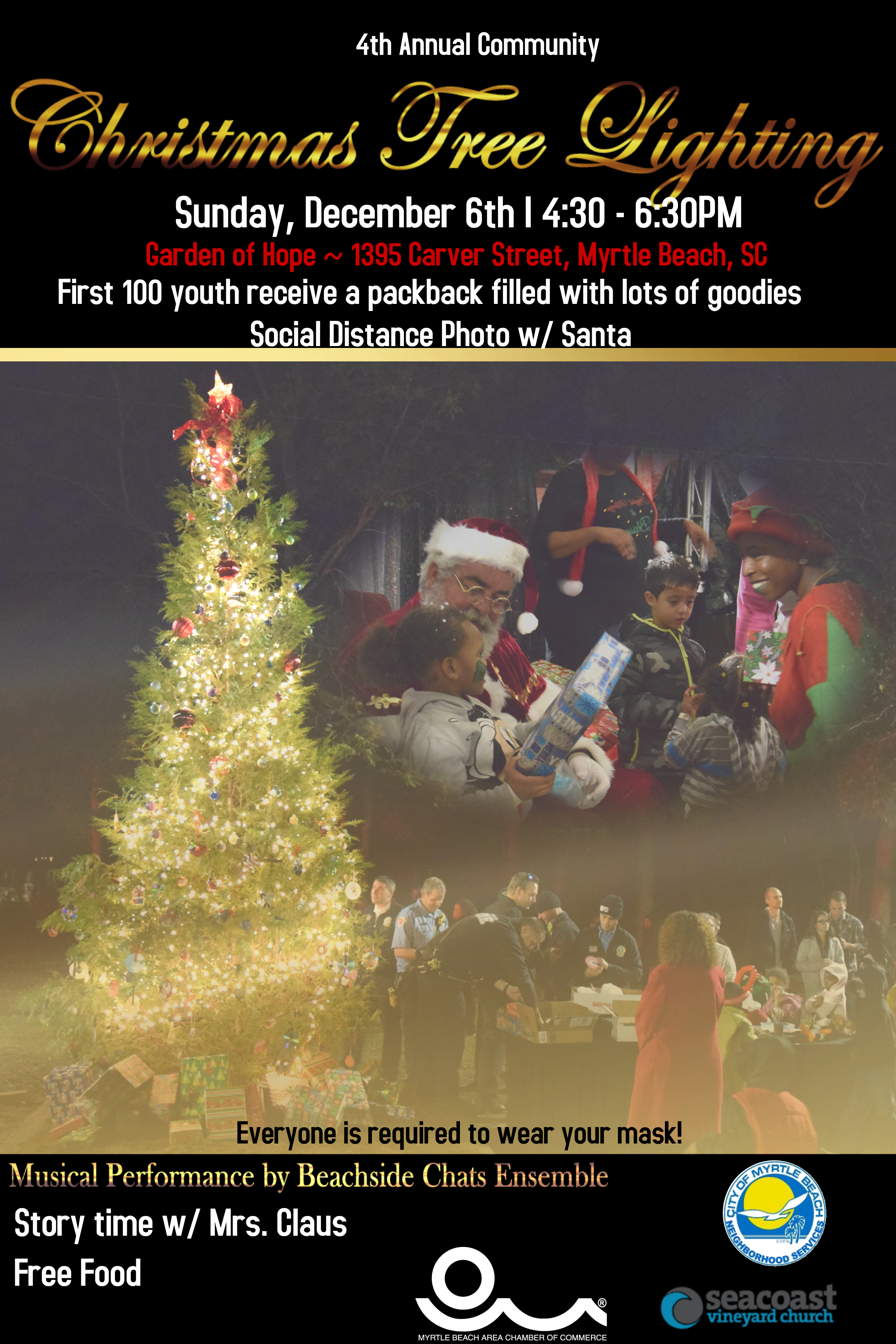 4th Annual Christmas Lighting Flyer